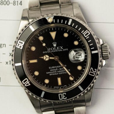 Cadran Rolex Submariner Zubmariner, Zorro ou Flat-S Rolex Submariner 16610 avec un cadran Zubmariner Flat-S